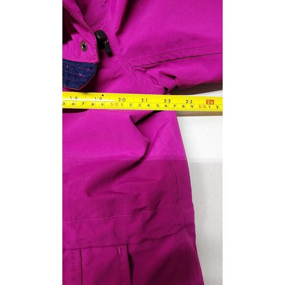 Lands End Womens Squall Hooded Rain Coat Magenta Size XL - Picture 15 of 16